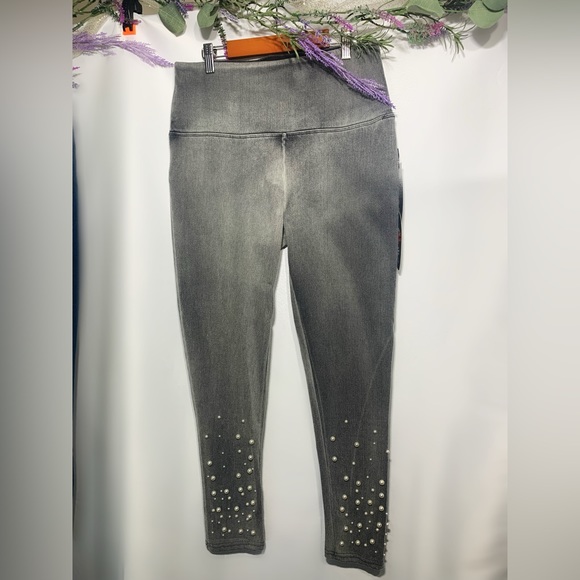 *AUTHENTIC* Athena Marie Pearl High Rise Ankle Jeggings - Picture 1 of 5